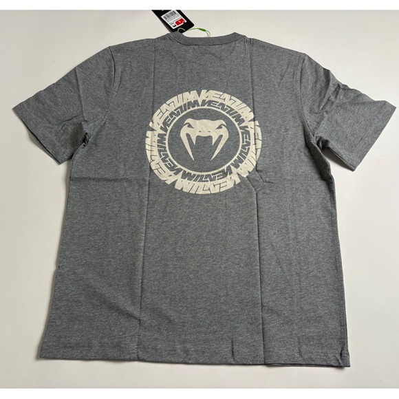 Venum Men's Light Heather Gray Embroidered Logo Short Sleeve Vortex Tee Size XL - Picture 4 of 13